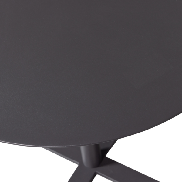WOOOD Liana klaptafel aluminium antraciet 72xã70cm Antraciet